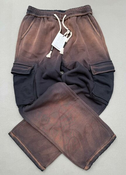 Pantalons de sport cargo dégradés