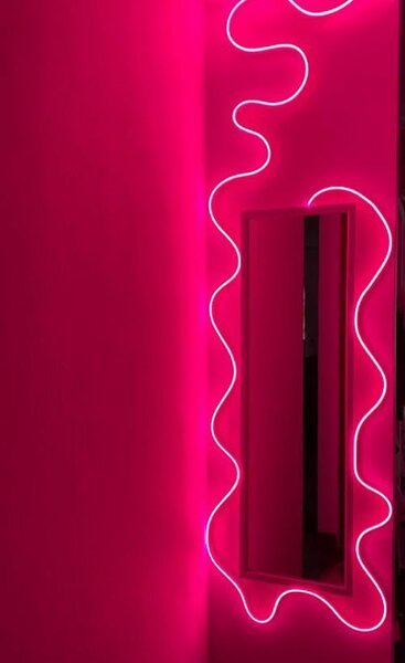 Neon LED Mirror Decor