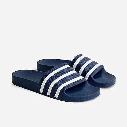 Tongs de piscine à rayures