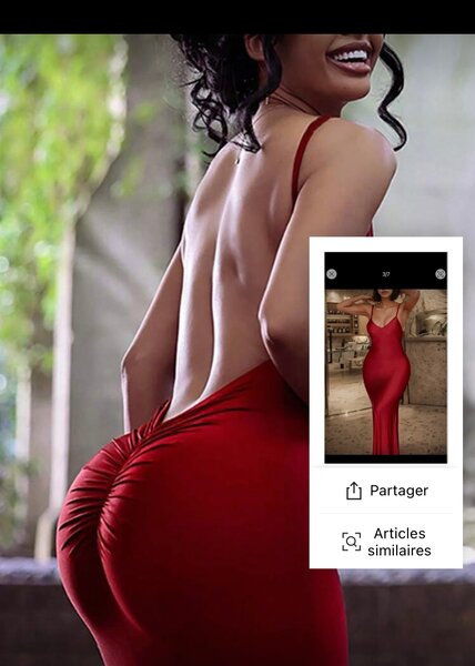 Robe rouge élégante pour femmes