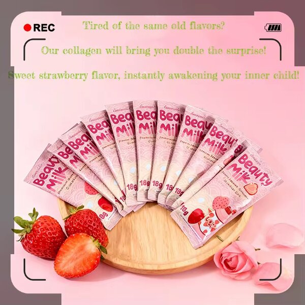 Beauty Milk Fraise 180g