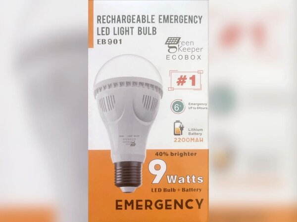 Ampoule Rechargeable LED 9W Baïonnette / Vis