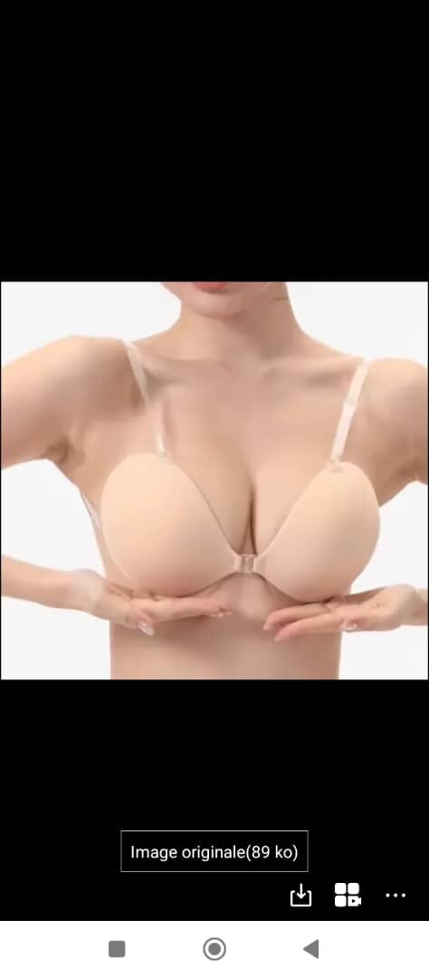 Soutien-gorge adhésif invisible