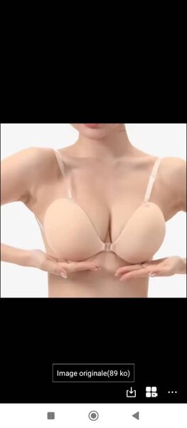 Soutien-gorge adhésif invisible