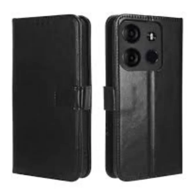 infinix smart 7 Case, Premium PU Leather Magnetic Shockproof Book Stand Folio Flip Wallet Case Cover with Card Holder high