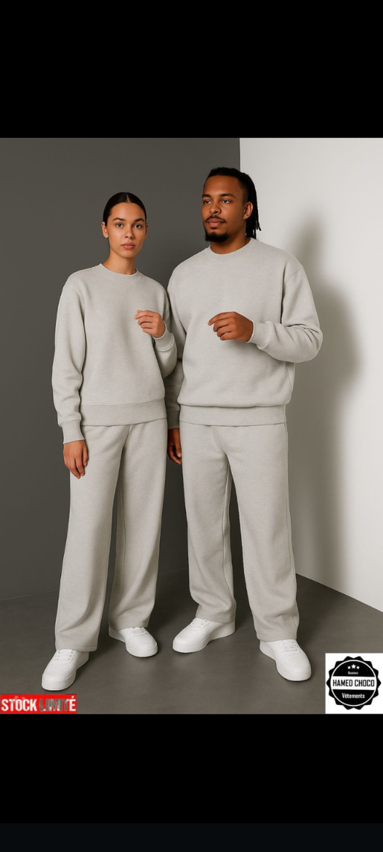 Tenue de survêtement unisexe élégante