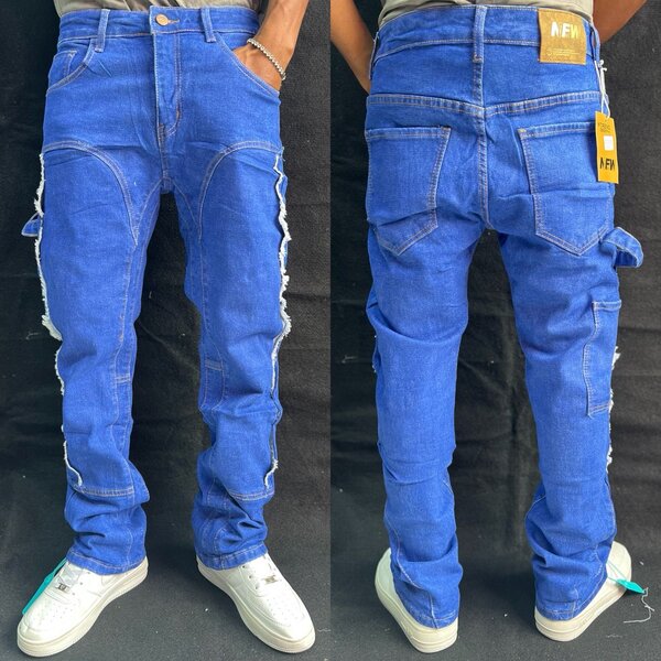 Jeans homme cargo décontractés