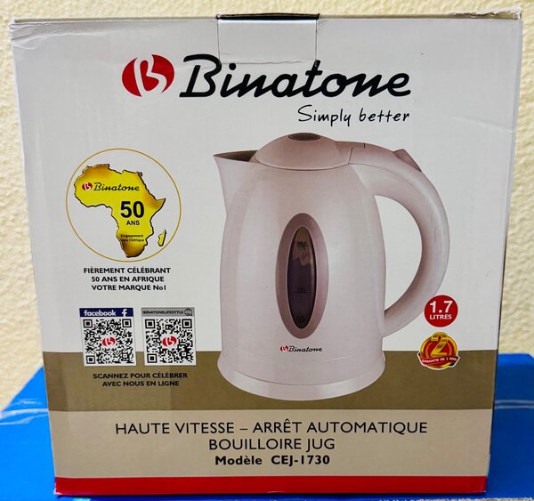 Bouilloire Électrique 1.7L Binatone