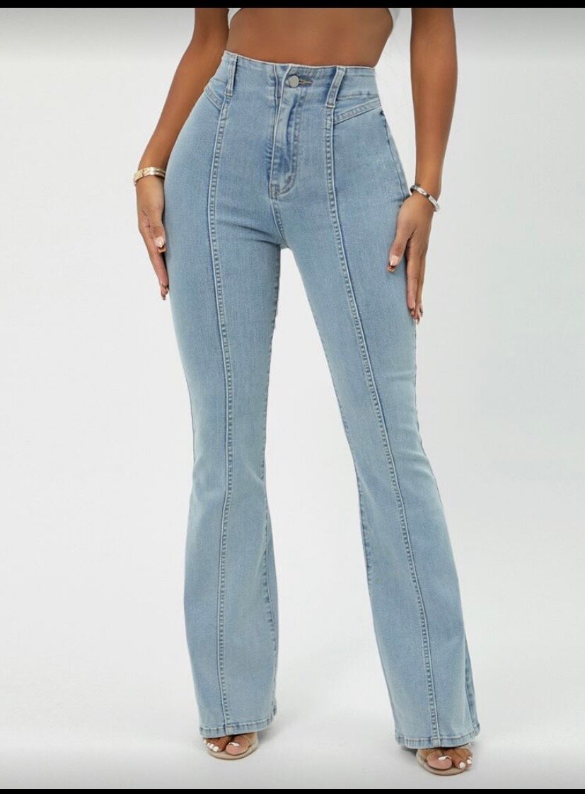 Jean évasé pour femme Shein