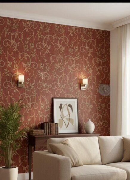 Papier peint floral élégant