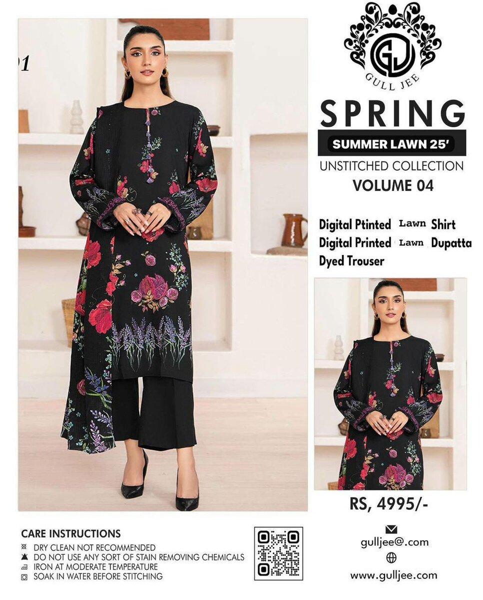 Women clothes, unstitched suit for women summer collection