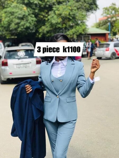 3-piece suit for woman, grey