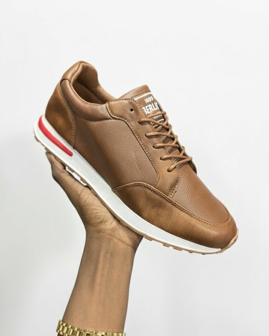 Baskets en cuir élégantes pour hommes