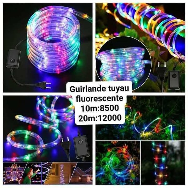 Guirlande LED multicolore 50m