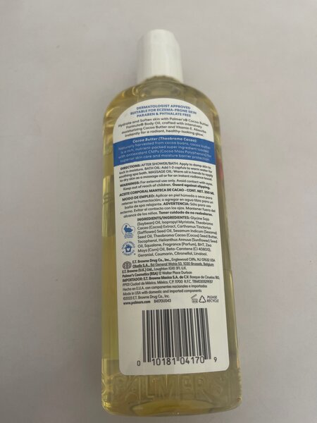Palmers body oil