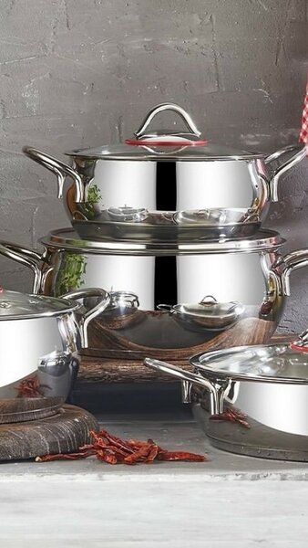 Korkmaz Tombik Stainless cookware 