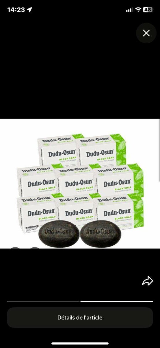 Savon Noir Dudu Osun