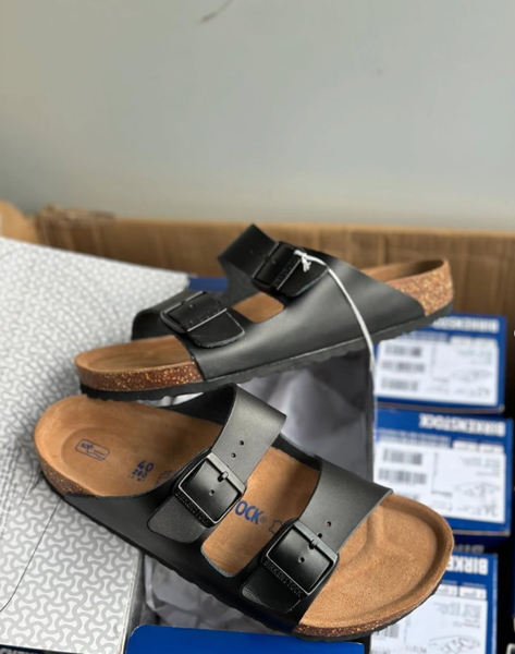 black flip flops