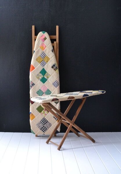 Wooden ironing board