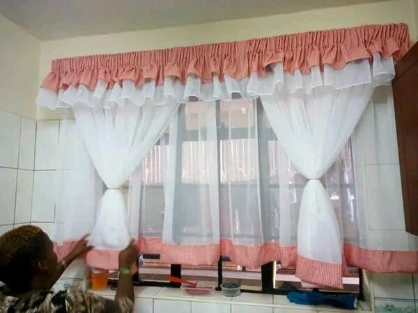 chitenge kitchen curtains