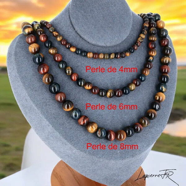 Collier en perles naturelles 8mm