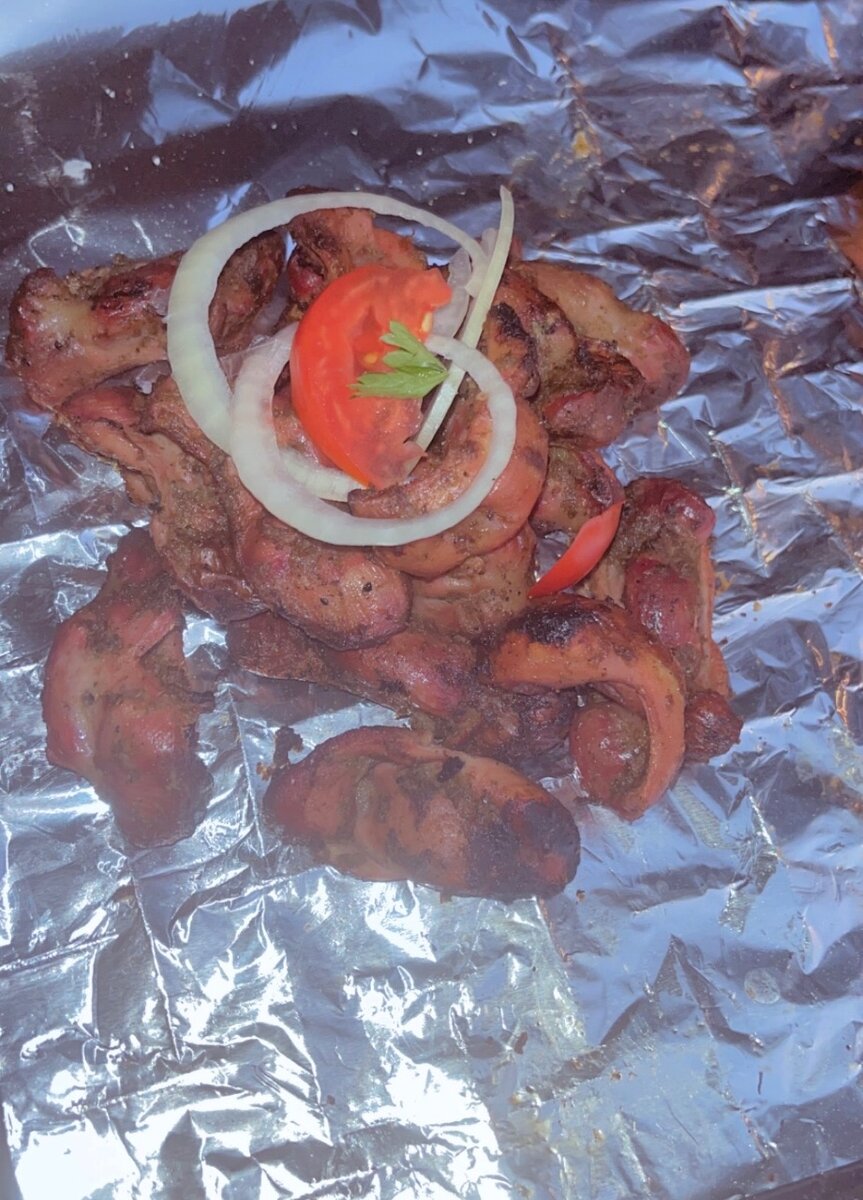 Pattes, cou et gésier de piule