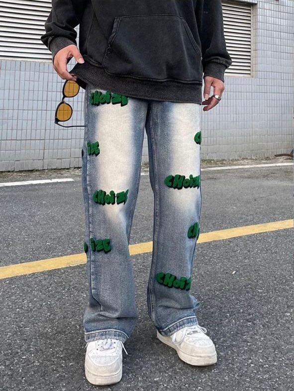 Jeans larges décontractés homme