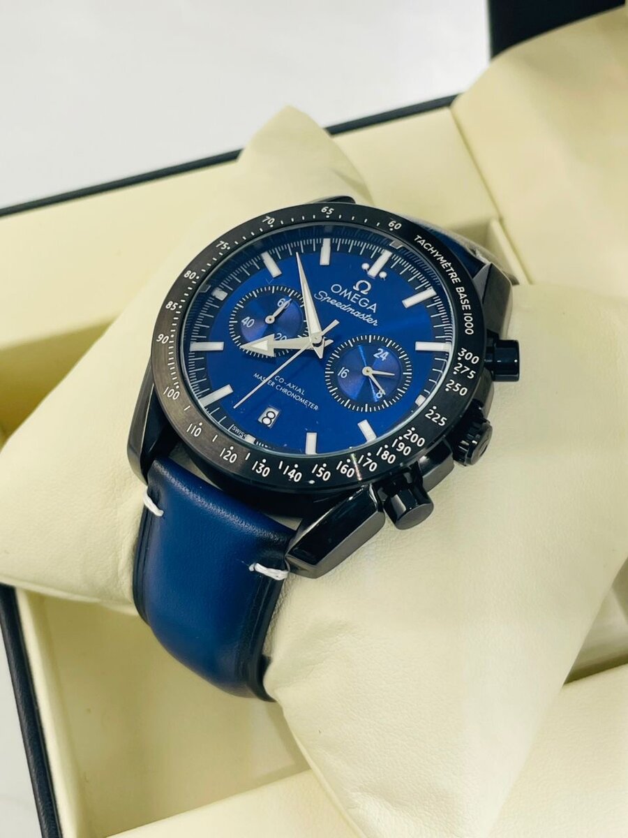 Montre Chronographe Bleu