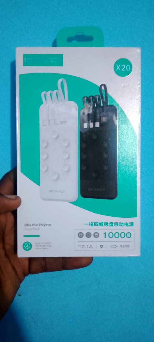 Batterie Externe 10000mAh Ultra-mince X20