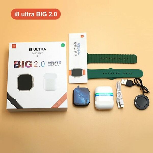 Montre i8 Ultra avec Écouteurs