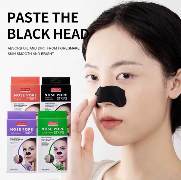 Bandes de nettoyage de pores du nez - Noir