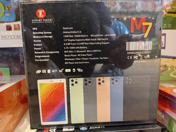 Tablette luxury 7'' 12Go/256Go