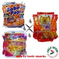 Baba pops Baba snacks & Lahori Gat 3 in 1 Taste (12pcs)