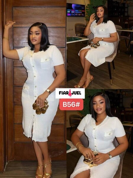 Robe élégante en tricot