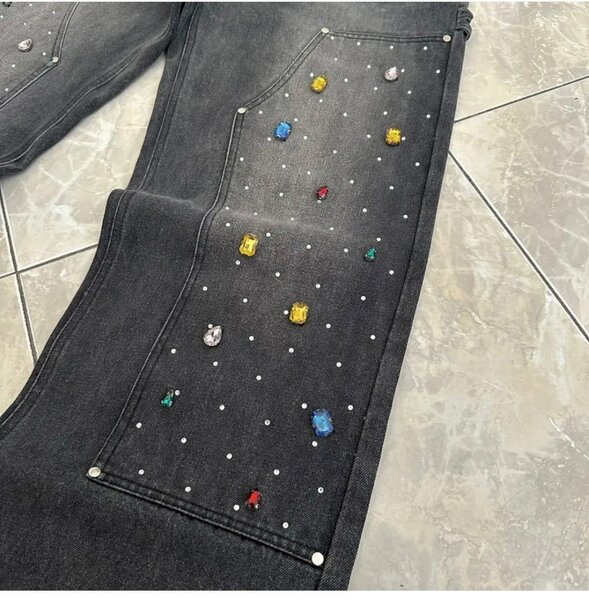 Jeans élégants unisexes