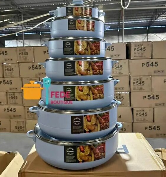 Ensemble de casseroles en aluminium