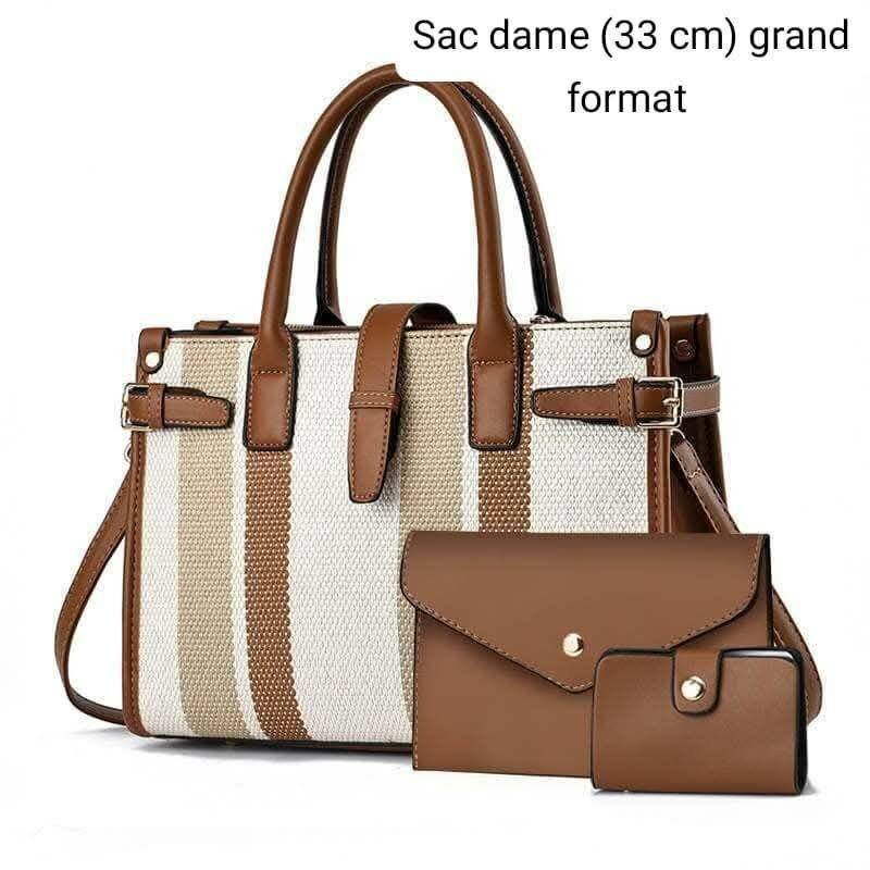 Grand sac à main femme élégant 33cm