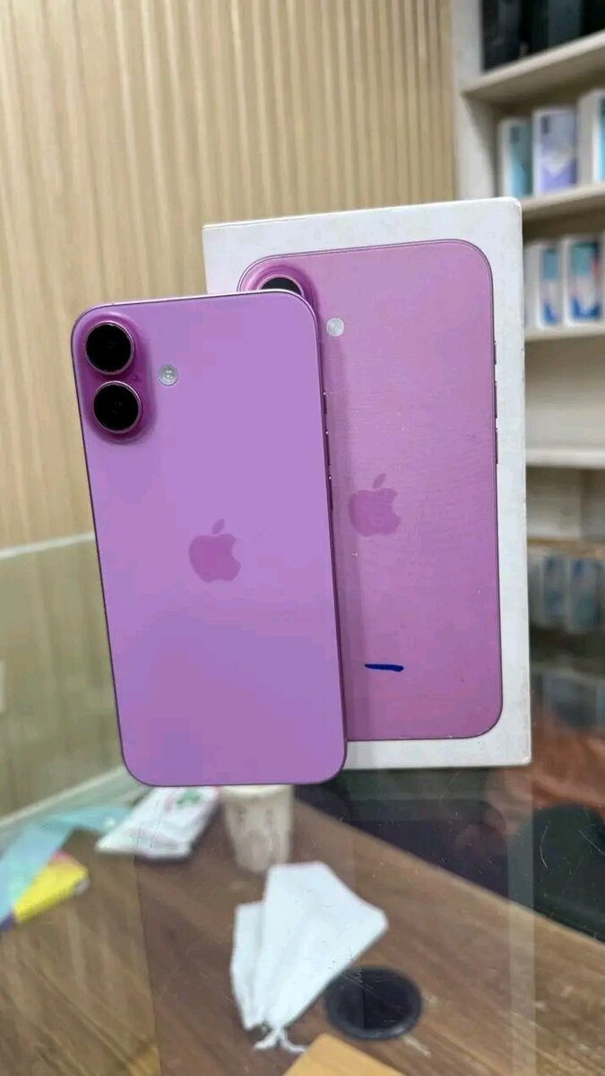 iPhone dernier modèle mauve