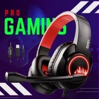 Gaming EKSA T8 Wired 7.1 Headphones With Mic With Noise Canceling,Surround Stereo Sound, Led Light Over Ear Headphones For Smartphones, Ps4, Pc, Laptop