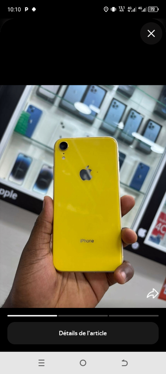 iPhone Jaune Éclatant