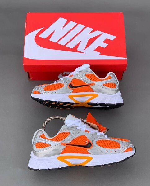 Nike Sneakers Orange Blanc