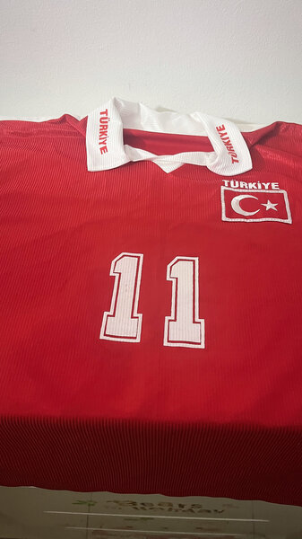 Turkey Football Jersey Red #11 Hasan SAS