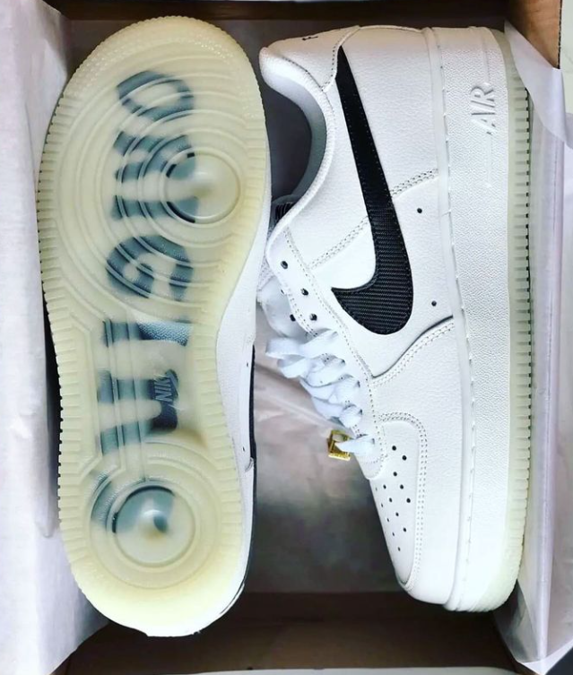 Leather sneakers Nike white