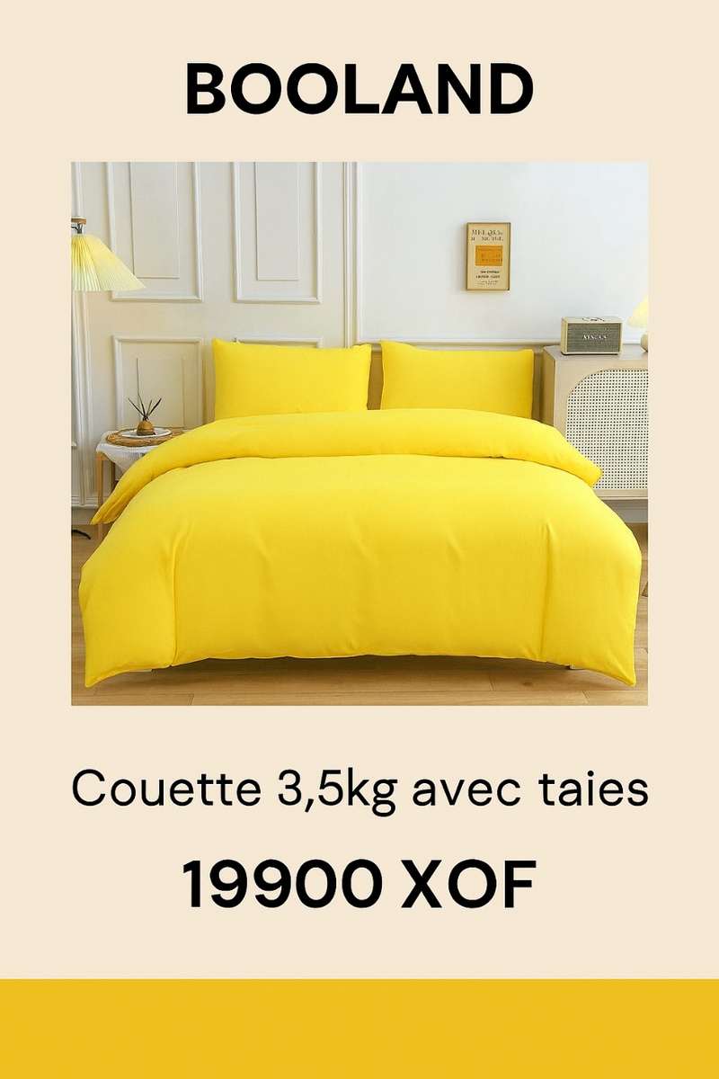 Couette Colorée 3,5kg Booland