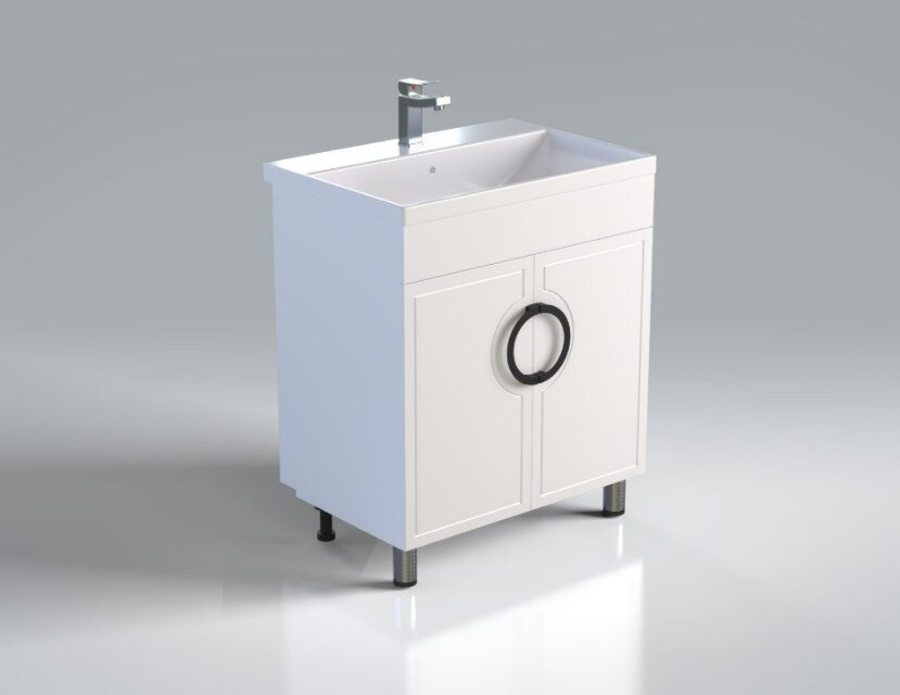 Тумба Аспект 60 см(2 дв) Белый