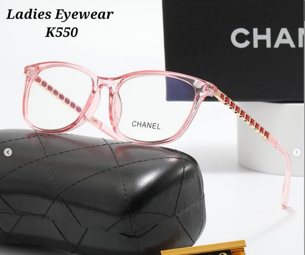Pink women's glasses Chanel