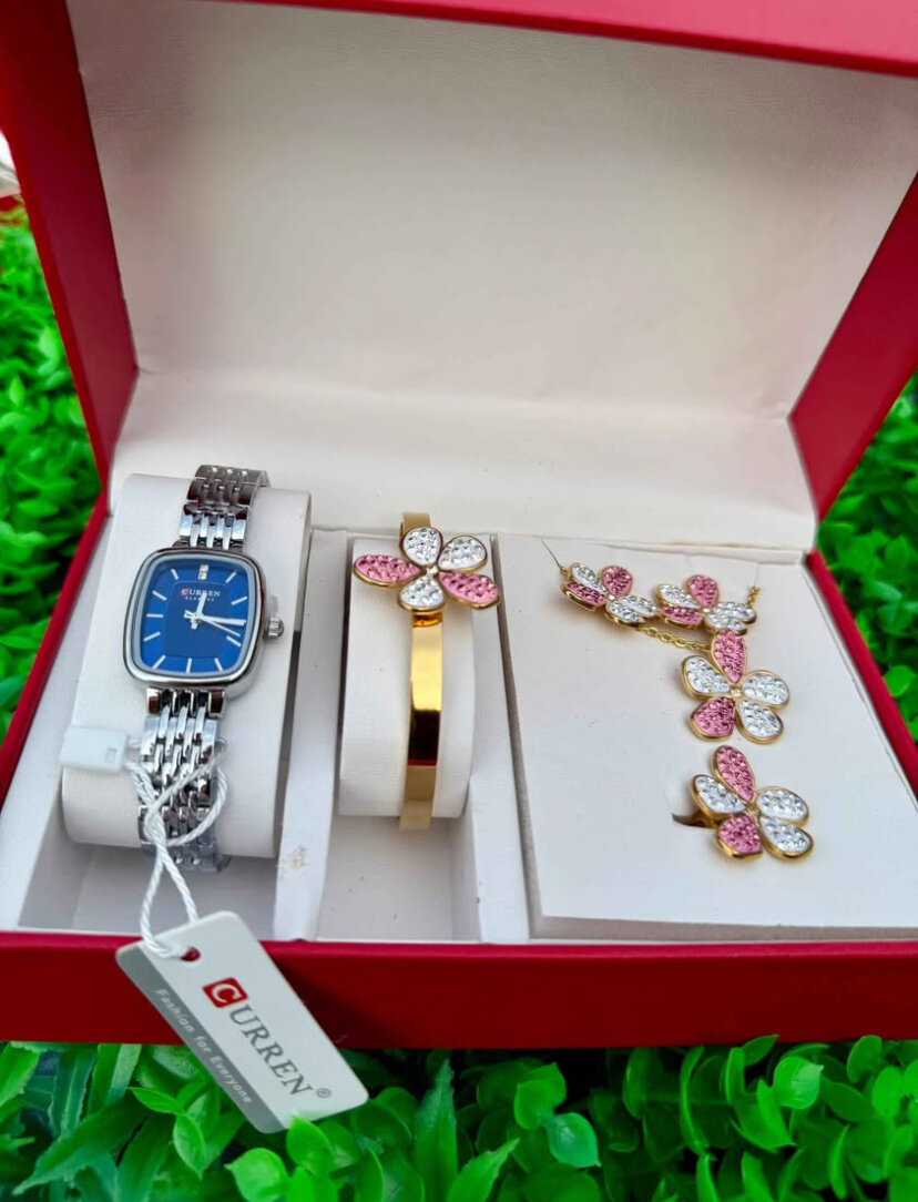 Ensemble Montre et Bijoux Curren