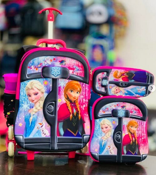 Set of 4 items for school with print "Frozen"