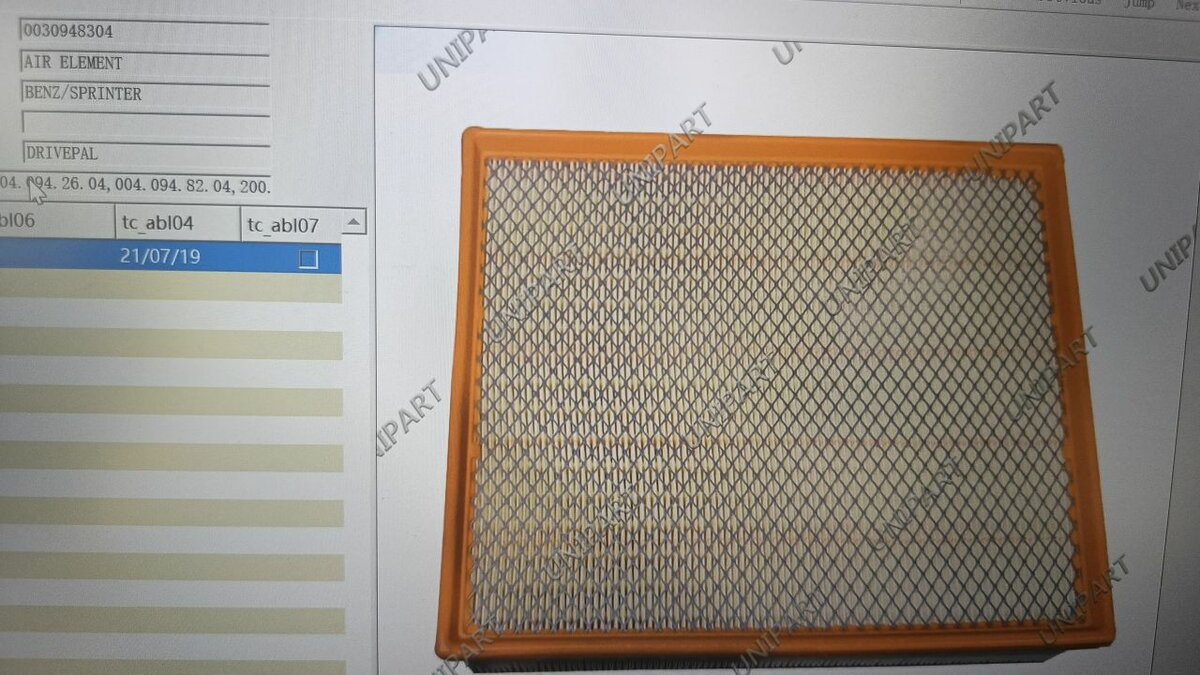 Filtres à air pour voitures