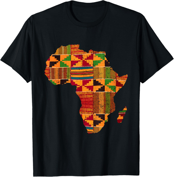 T-shirts with Kente design